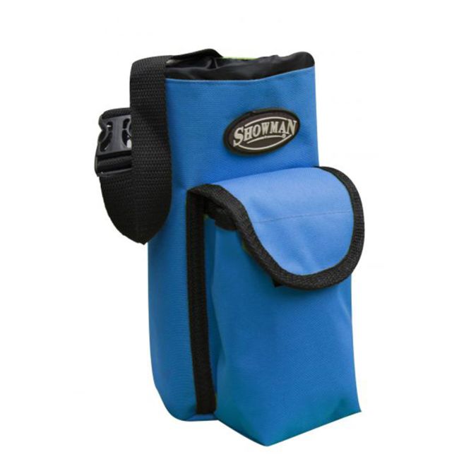 Showman Nylon Insulated Bottle Carrier with Pocket